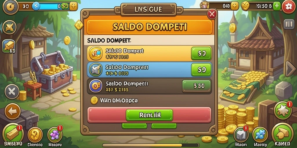 Screenshot memperlihatkan beberapa item khusus yang bisa dibeli.