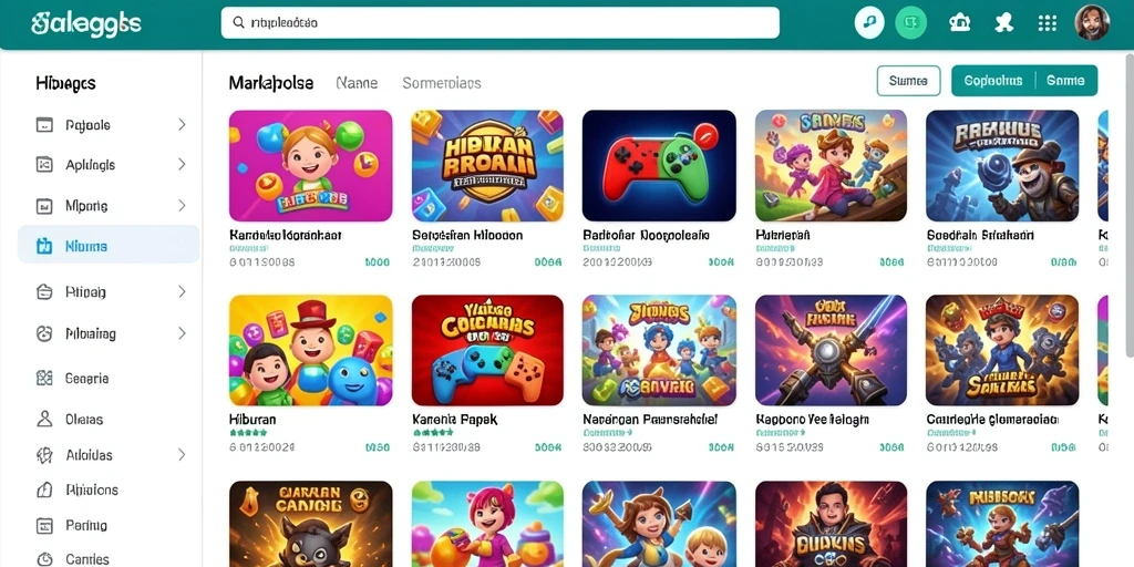 Leaderboard yang menunjukkan peringkat pemain secara real-time.